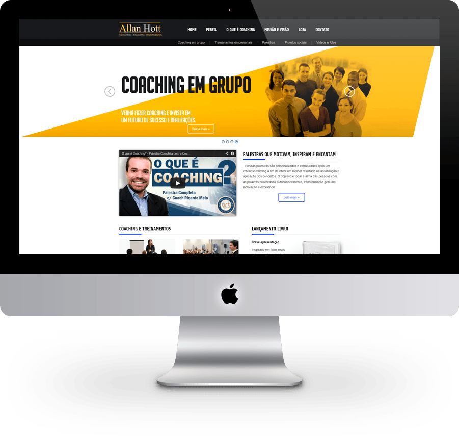 Apresentação Site Allan Hott