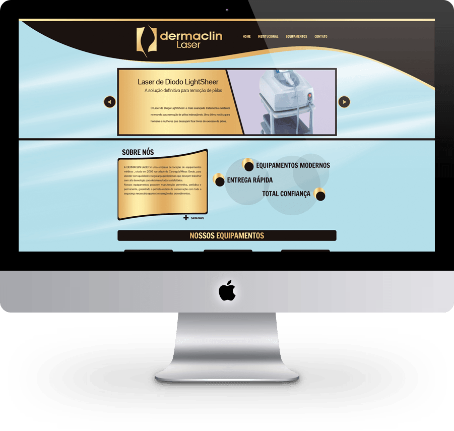 Apresentação Website Dermaclin Laser